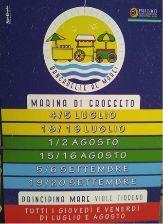 eventi marina e principina bancarelle al mare