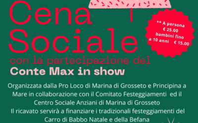 Cena sociale Pro loco di Marina di Grosseto e Principina a Mare
