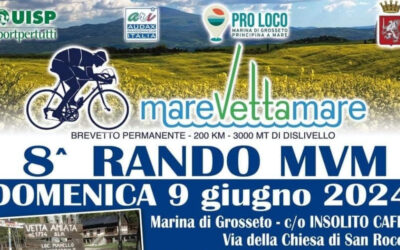 Domenica 9 giugno torna MareVettaMare