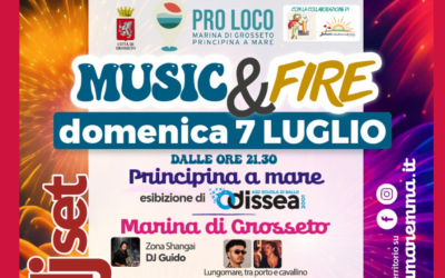 MUSIC & FIRE – Domenica 7 luglio